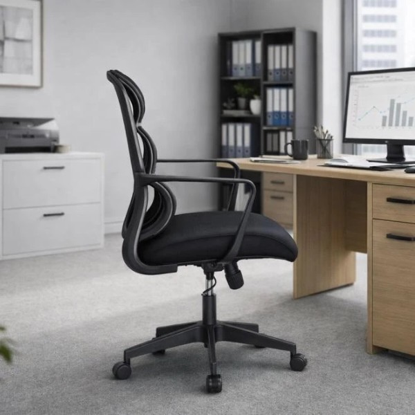 Фото - Кресло офисное Mealux Easy Lite Black (HF-L14 F/B)